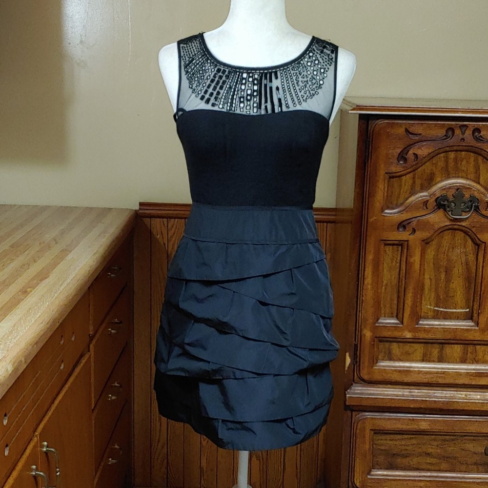 BCBGMaxAzria Tiered Evening Dress 2